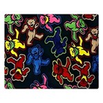 Dead Head Deadhead Grateful Dead Premium Plush Fleece Blanket (Large) 80 x60  Blanket Front