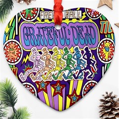 Grateful Dead Ornament (heart)