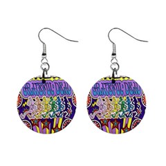 Grateful Dead Mini Button Earrings