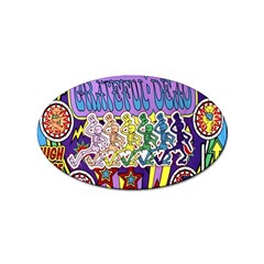 Grateful Dead Sticker Oval (100 Pack) by Cemarart