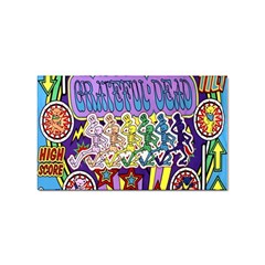 Grateful Dead Sticker Rectangular (10 Pack) by Cemarart