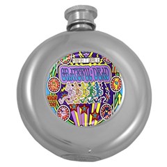 Grateful Dead Round Hip Flask (5 Oz) by Cemarart