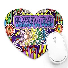 Grateful Dead Heart Mousepad