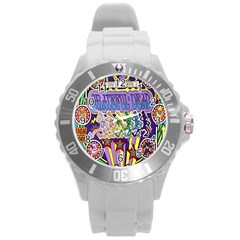 Grateful Dead Round Plastic Sport Watch (l) by Cemarart