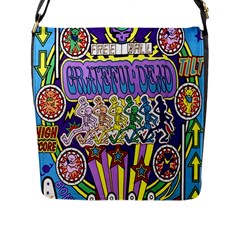 Grateful Dead Flap Closure Messenger Bag (l)