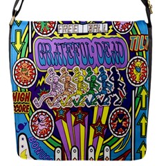 Grateful Dead Flap Closure Messenger Bag (s) by Cemarart