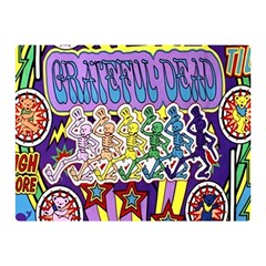 Grateful Dead Two Sides Premium Plush Fleece Blanket (mini) by Cemarart