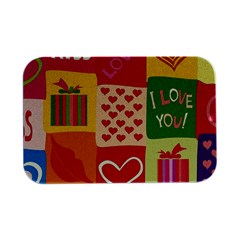 I Love You Doodle Open Lid Metal Box (silver)   by Cemarart