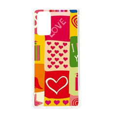 I Love You Doodle Samsung Galaxy Note 20 Tpu Uv Case by Cemarart