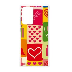 I Love You Doodle Samsung Galaxy Note 20 Ultra Tpu Uv Case by Cemarart