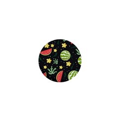 Watermelon Doodle Pattern 1  Mini Magnets by Cemarart