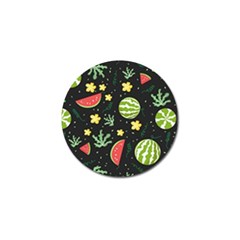 Watermelon Doodle Pattern Golf Ball Marker (10 Pack) by Cemarart