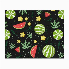 Watermelon Doodle Pattern Small Glasses Cloth