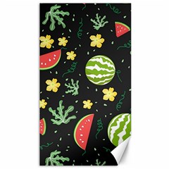 Watermelon Doodle Pattern Canvas 40  X 72  by Cemarart