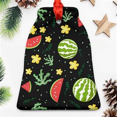 Watermelon Doodle Pattern Ornament (bell) by Cemarart