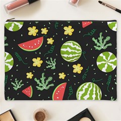 Watermelon Doodle Pattern Cosmetic Bag (xxxl) by Cemarart