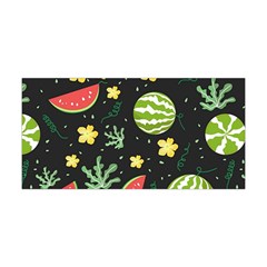 Watermelon Doodle Pattern Yoga Headband by Cemarart