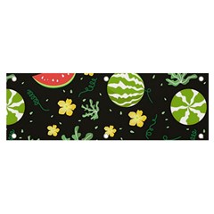 Watermelon Doodle Pattern Banner And Sign 6  X 2 