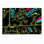 Keep Smiing Doodle Postcards 5  x 7  (Pkg of 10) Front