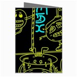 Keep Smiing Doodle Greeting Card Right