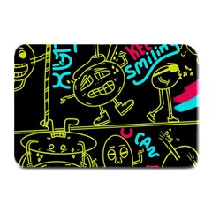 Keep Smiing Doodle Plate Mats