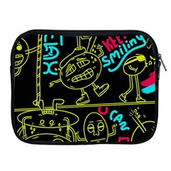 Keep Smiing Doodle Apple Ipad 2/3/4 Zipper Cases by Cemarart