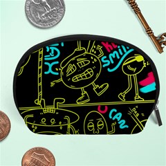 Keep Smiing Doodle Accessory Pouch (large)