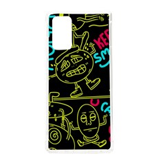 Keep Smiing Doodle Samsung Galaxy Note 20 Tpu Uv Case by Cemarart