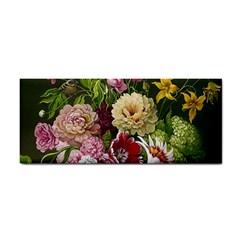 Parrot Painting Flower Art Hand Towel