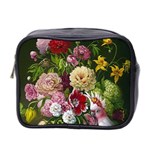 Parrot Painting Flower Art Mini Toiletries Bag (Two Sides) Front