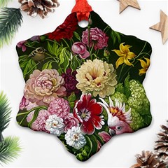 Parrot Painting Flower Art Ornament (snowflake)