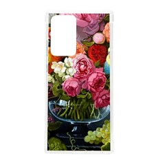 Flower And Parrot Art Flower Painting Samsung Galaxy Note 20 Ultra Tpu Uv Case by Cemarart