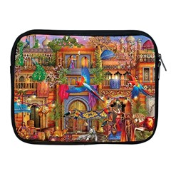 Arabian Street Art Colorful Peacock Tiger Man Parrot Horse Dancer Fantasy Apple Ipad 2/3/4 Zipper Cases by Cemarart