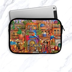 Arabian Street Art Colorful Peacock Tiger Man Parrot Horse Dancer Fantasy Apple Ipad Mini Zipper Cases by Cemarart