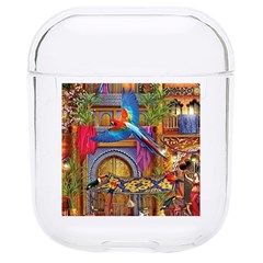 Arabian Street Art Colorful Peacock Tiger Man Parrot Horse Dancer Fantasy Hard Pc Airpods 1/2 Case by Cemarart