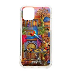 Arabian Street Art Colorful Peacock Tiger Man Parrot Horse Dancer Fantasy Iphone 11 Pro 5 8 Inch Tpu Uv Print Case by Cemarart