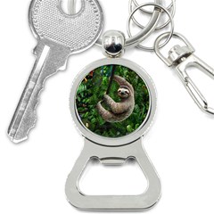 Sloth In Jungle Art Animal Fantasy Bottle Opener Key Chain by Cemarart