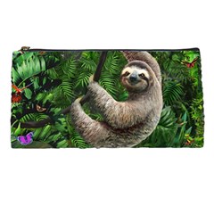 Sloth In Jungle Art Animal Fantasy Pencil Case