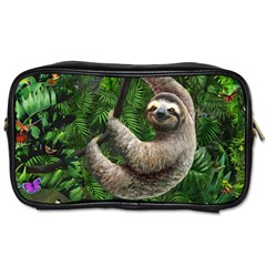 Sloth In Jungle Art Animal Fantasy Toiletries Bag (one Side) by Cemarart