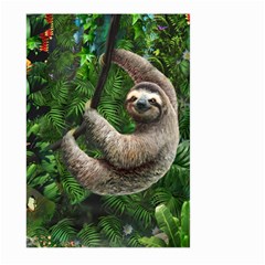 Sloth In Jungle Art Animal Fantasy Large Garden Flag (two Sides) by Cemarart