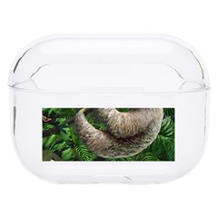 Sloth In Jungle Art Animal Fantasy Hard Pc Airpods Pro Case