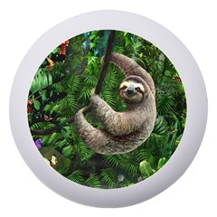 Sloth In Jungle Art Animal Fantasy Dento Box With Mirror by Cemarart