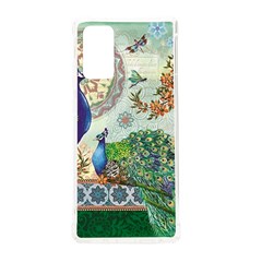 Royal Peacock Feather Art Fantasy Samsung Galaxy Note 20 Tpu Uv Case by Cemarart