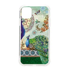 Royal Peacock Feather Art Fantasy Iphone 11 Tpu Uv Print Case by Cemarart