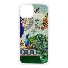 Royal Peacock Feather Art Fantasy Iphone 13 Tpu Uv Print Case by Cemarart