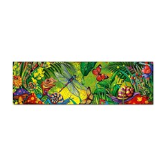 The Chameleon Colorful Mushroom Jungle Flower Insect Summer Dragonfly Sticker Bumper (10 Pack) by Cemarart