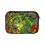 The Chameleon Colorful Mushroom Jungle Flower Insect Summer Dragonfly Apple iPad Mini Zipper Cases Front