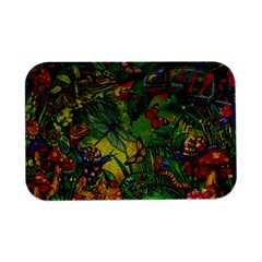 The Chameleon Colorful Mushroom Jungle Flower Insect Summer Dragonfly Open Lid Metal Box (silver)  