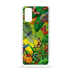 The Chameleon Colorful Mushroom Jungle Flower Insect Summer Dragonfly Samsung Galaxy S20 6 2 Inch Tpu Uv Case by Cemarart