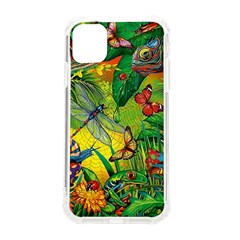 The Chameleon Colorful Mushroom Jungle Flower Insect Summer Dragonfly Iphone 11 Tpu Uv Print Case